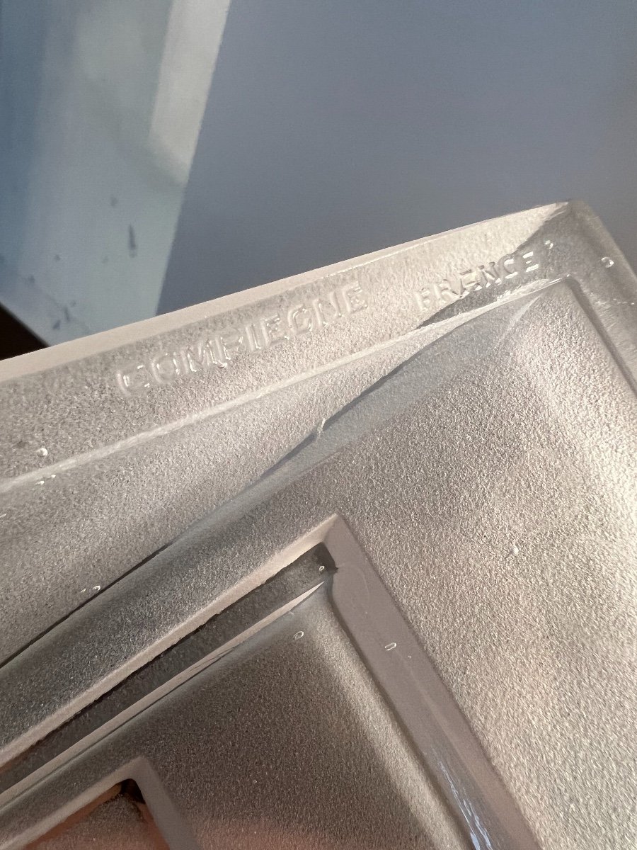 Superb Pair Of Art Deco Sconces Signed Degué Compiègne France (art Deco Sconces 1930)-photo-8