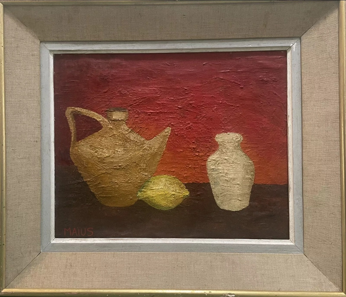 Still Life With Lemon, 1954, Signed Maïus