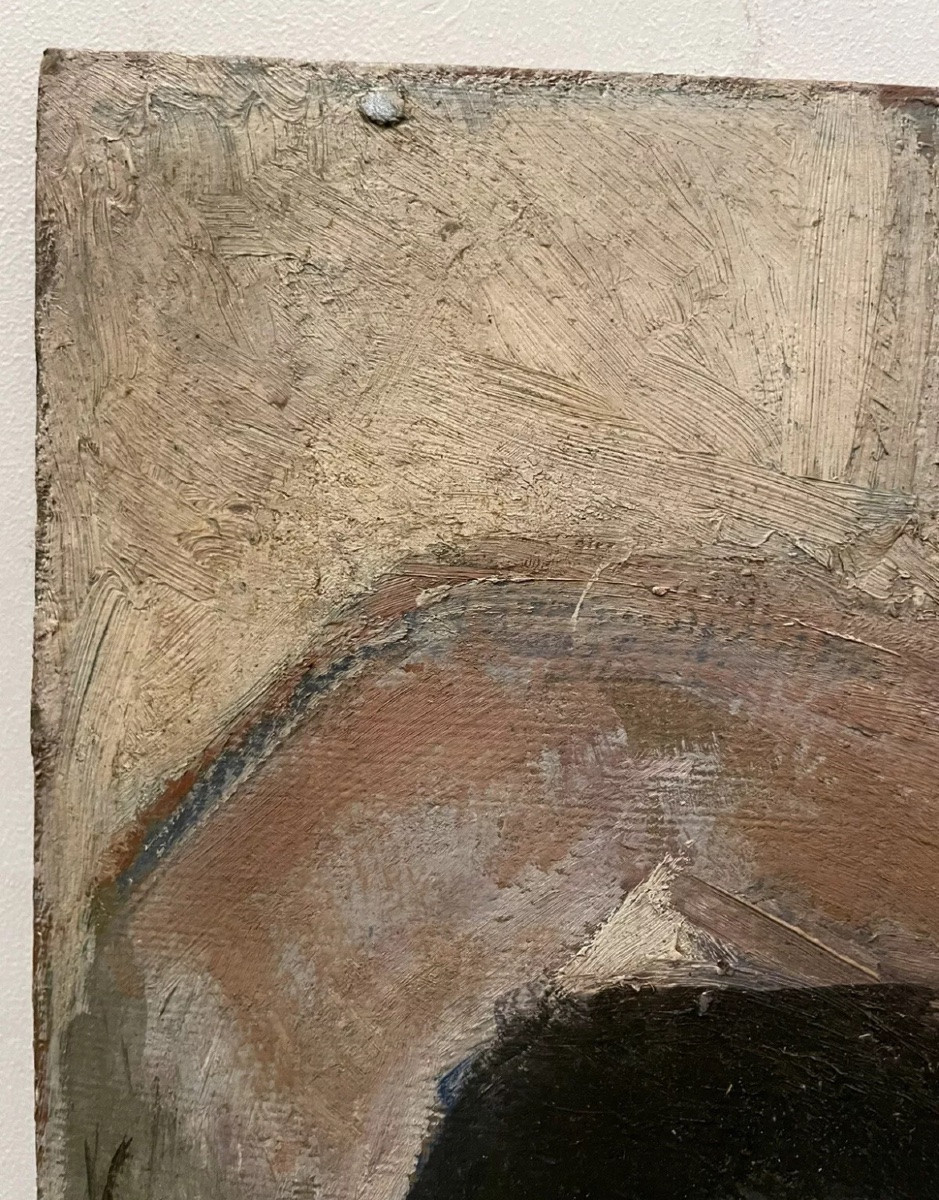 Cubist Portrait Painting 1965-photo-2