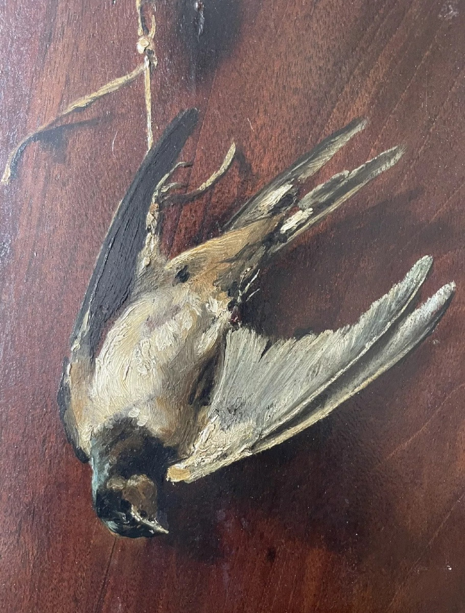 Still Life With Bird, Hunting, Marius Roy -photo-2