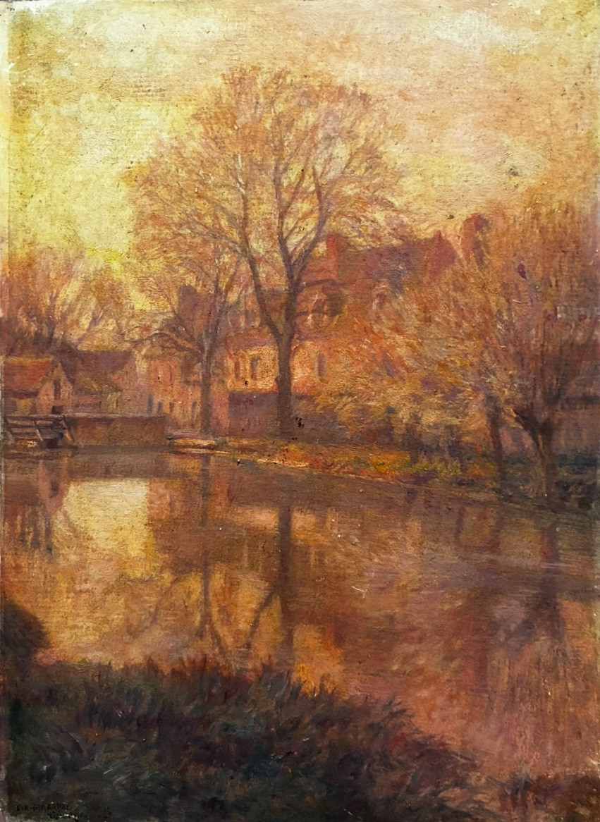 Indian Summer In Dijon, Louis Auguste Girardot, 19th Century-photo-2