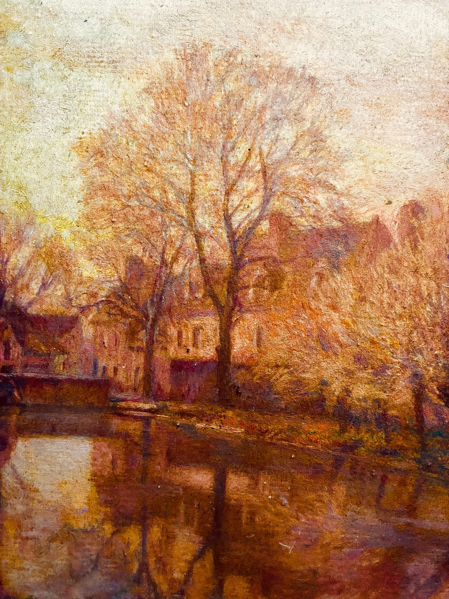 Indian Summer In Dijon, Louis Auguste Girardot, 19th Century-photo-1