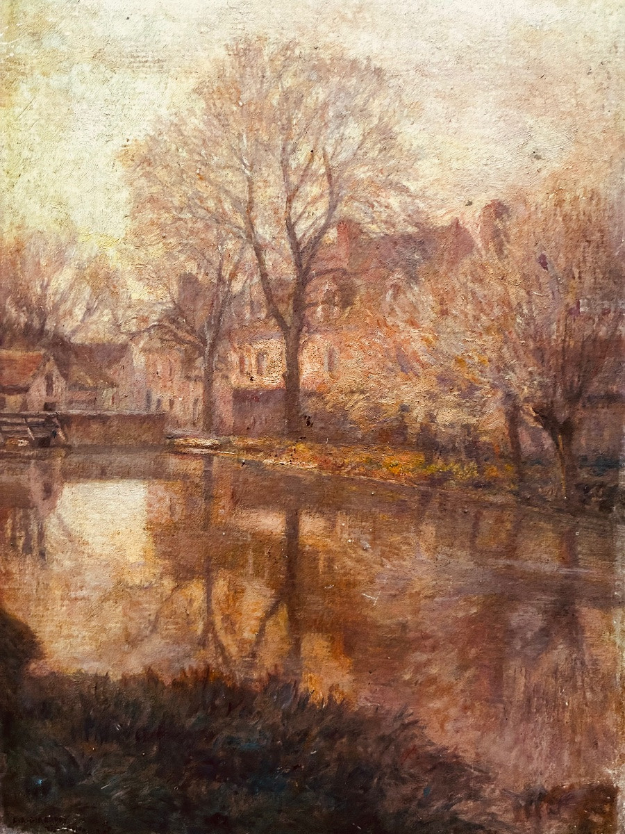 Indian Summer In Dijon, Louis Auguste Girardot, 19th Century-photo-3
