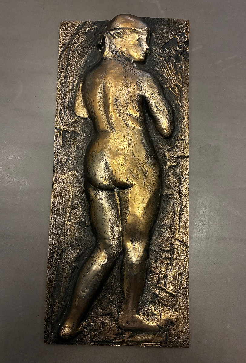 20th Century Bronze Bas-relief Sculpted Wall Panel