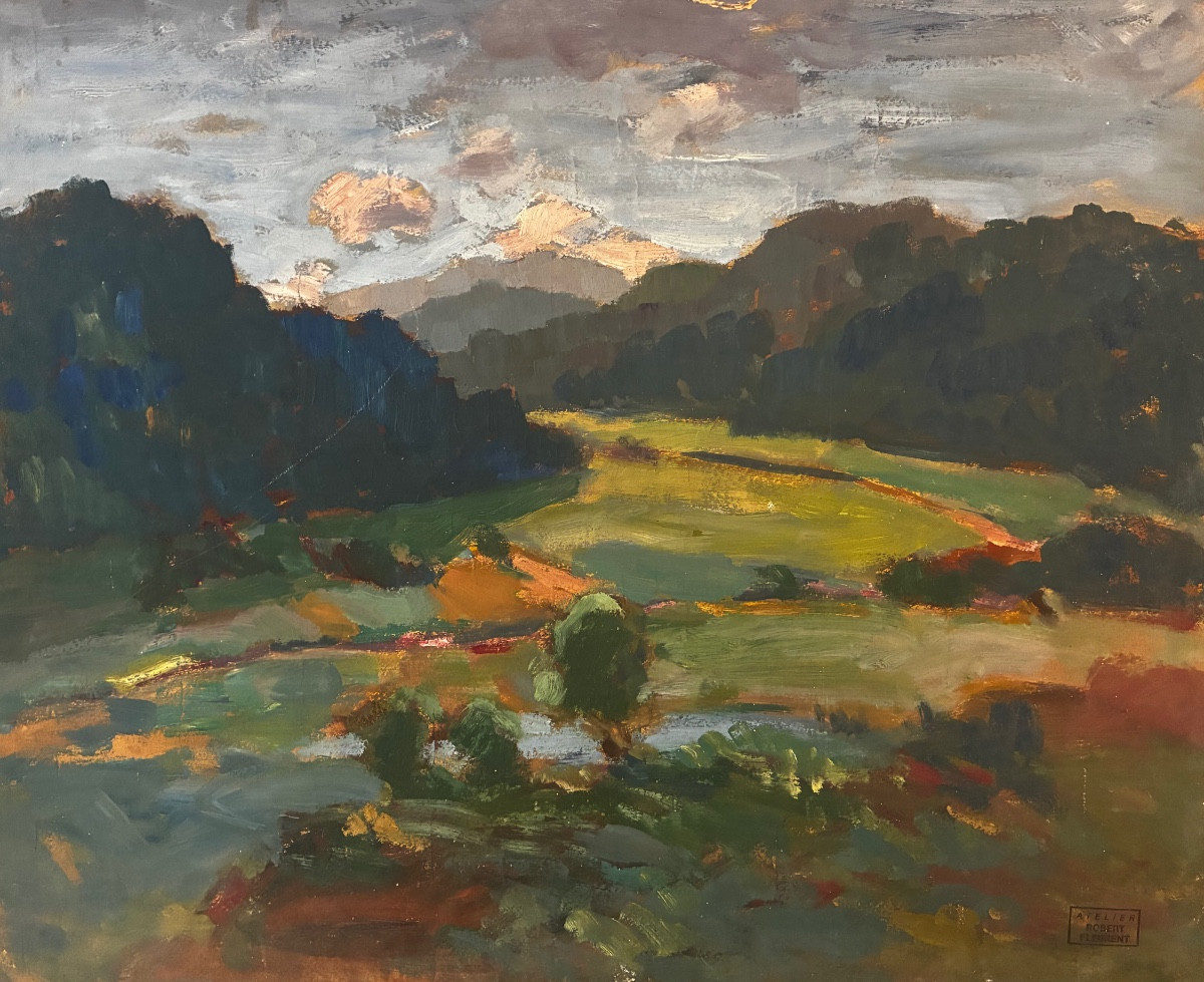 Mount Sainte Victoire, Robert Fleurent, 1950s