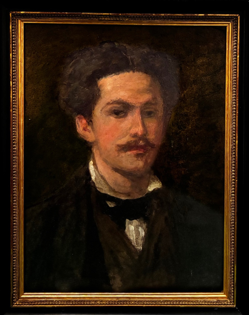 19th Century Portrait Painting Of A Man -photo-2