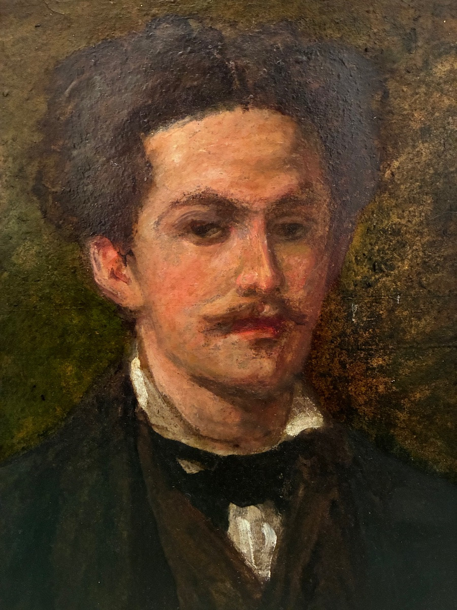 19th Century Portrait Painting Of A Man -photo-4