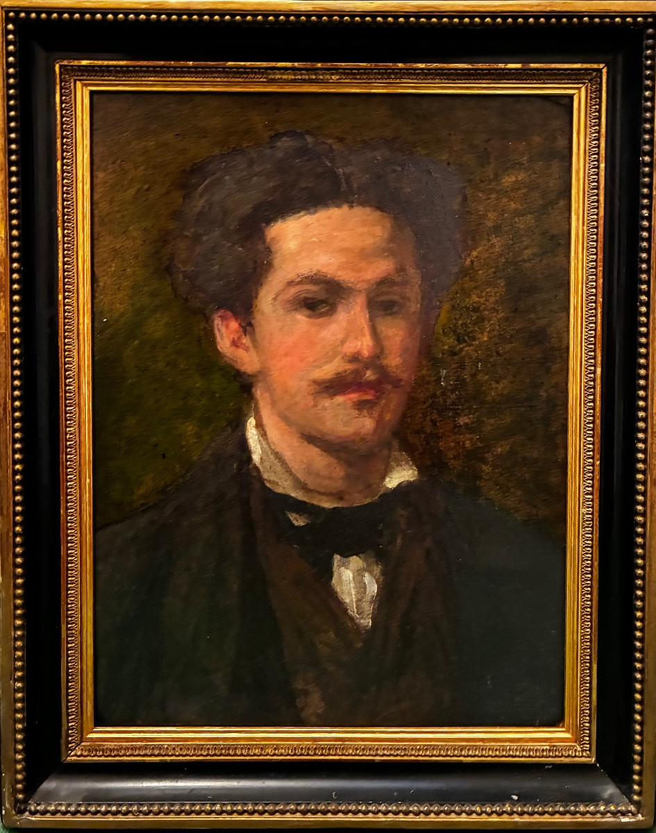 19th Century Portrait Painting Of A Man -photo-2