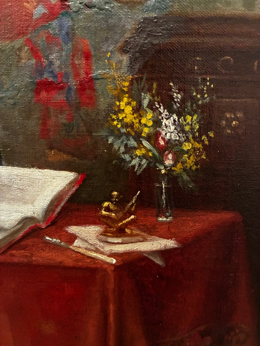 Scène d’intérieur japonisante, GP Masure 1908-photo-4