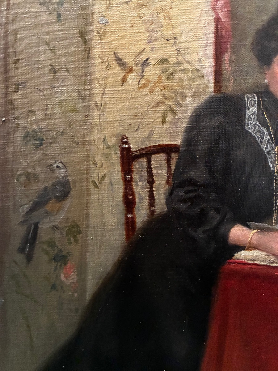 Scène d’intérieur japonisante, GP Masure 1908-photo-5