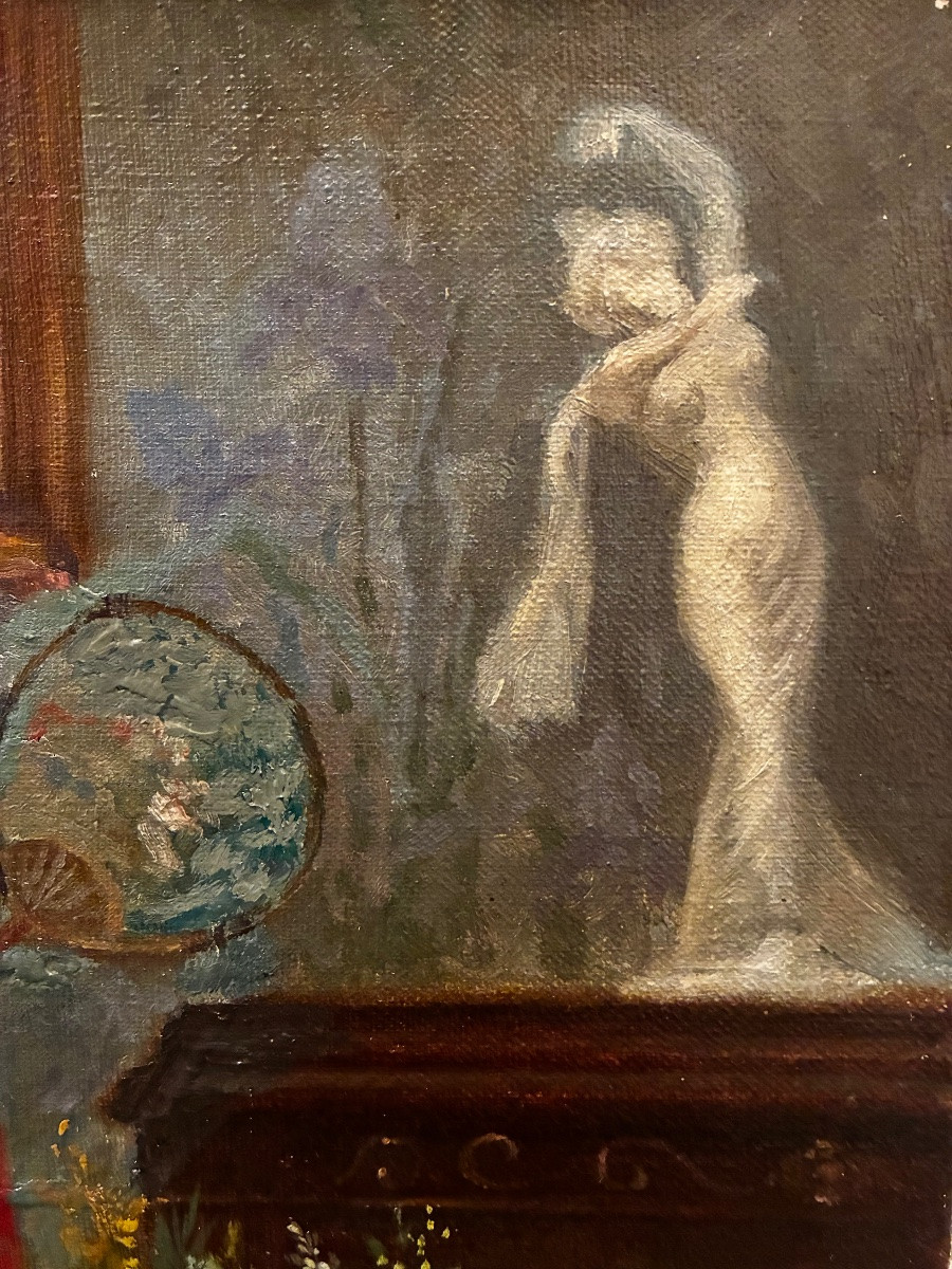 Scène d’intérieur japonisante, GP Masure 1908-photo-6