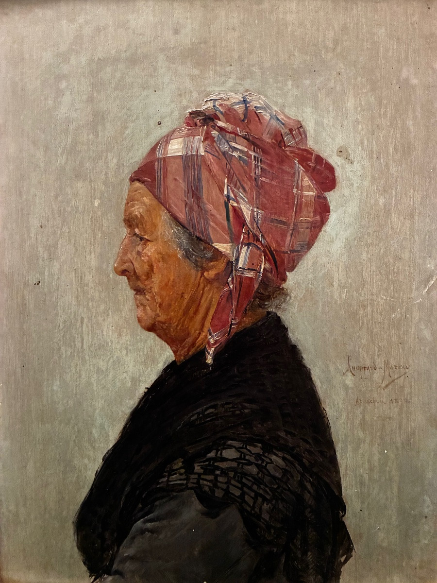 Portrait Of Jeanne Choppard-mazeau, 1890-photo-2