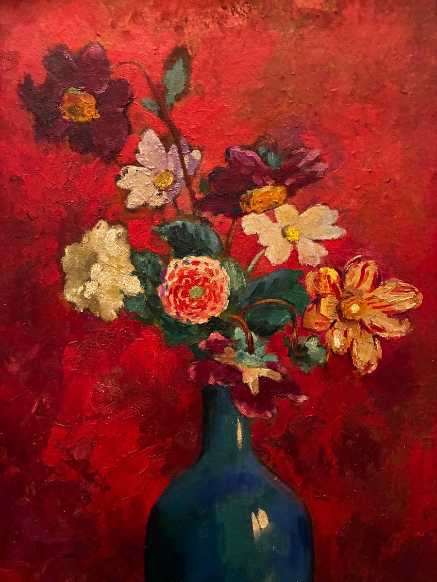 Still Life By Andrée Préville, Late 19th/early 20th Century-photo-1