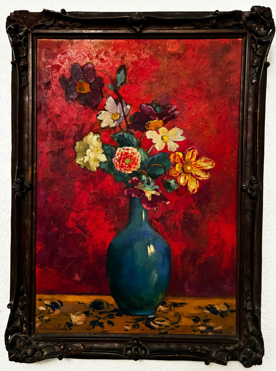 Still Life By Andrée Préville, Late 19th/early 20th Century