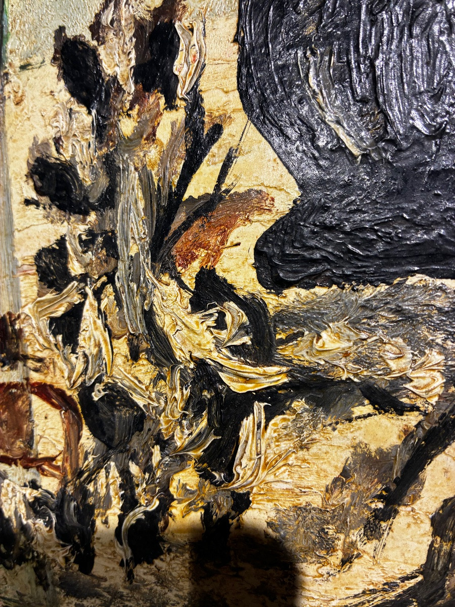 Tableau cubiste Marcel Letassey 1958-photo-1