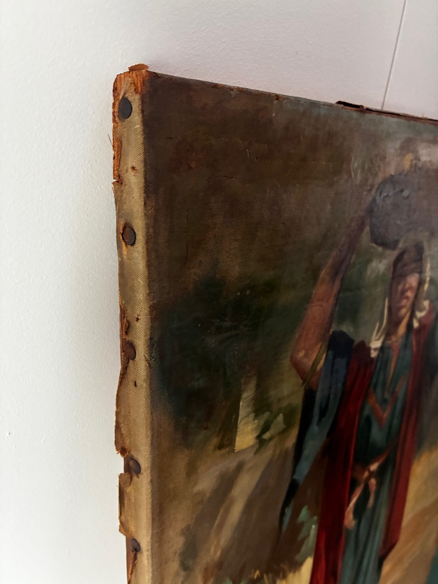 Tableau orientaliste XIXe -photo-7