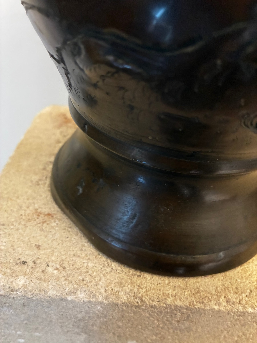 Pair Of Bronze Vases, Japan, 19th Century-photo-7