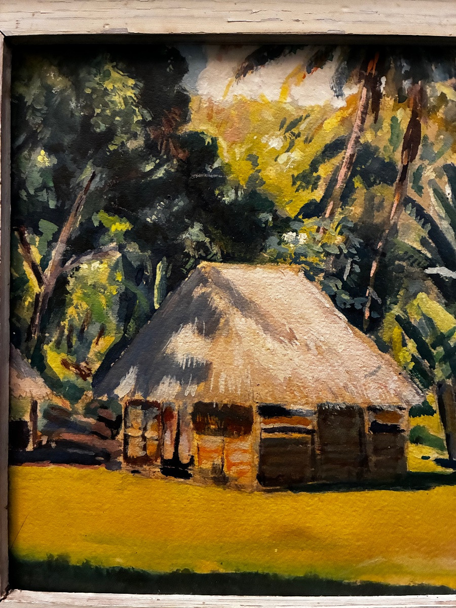 Exotic Landscape Of Tahiti, 1940s-1960s-photo-4