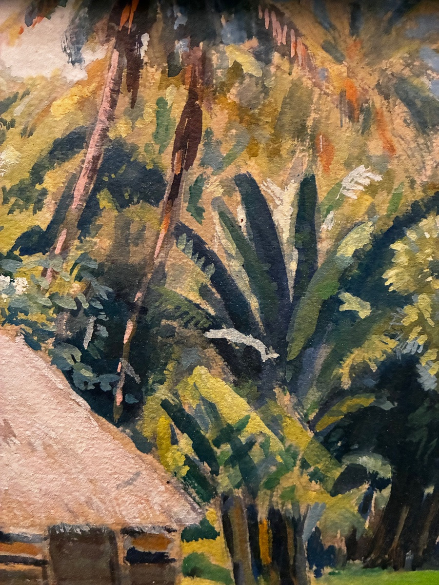 Exotic Landscape Of Tahiti, 1940s-1960s-photo-3