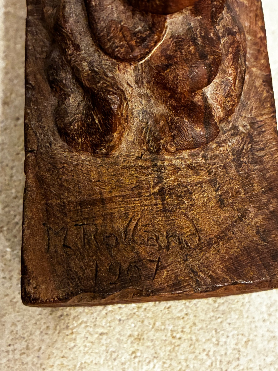 Sculpture nu féminin, M. Rolland, 1967-photo-5