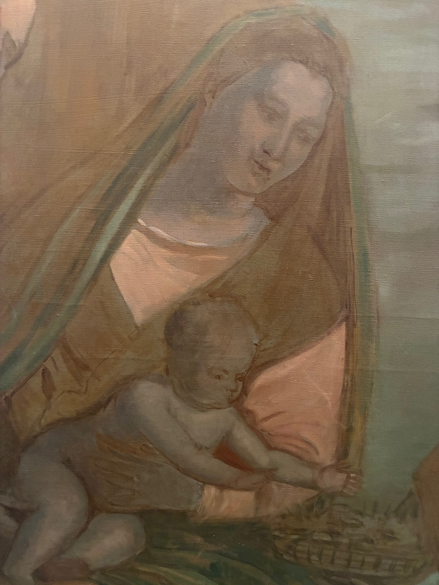 Painting Of The Madonna And The Holy Family -photo-3