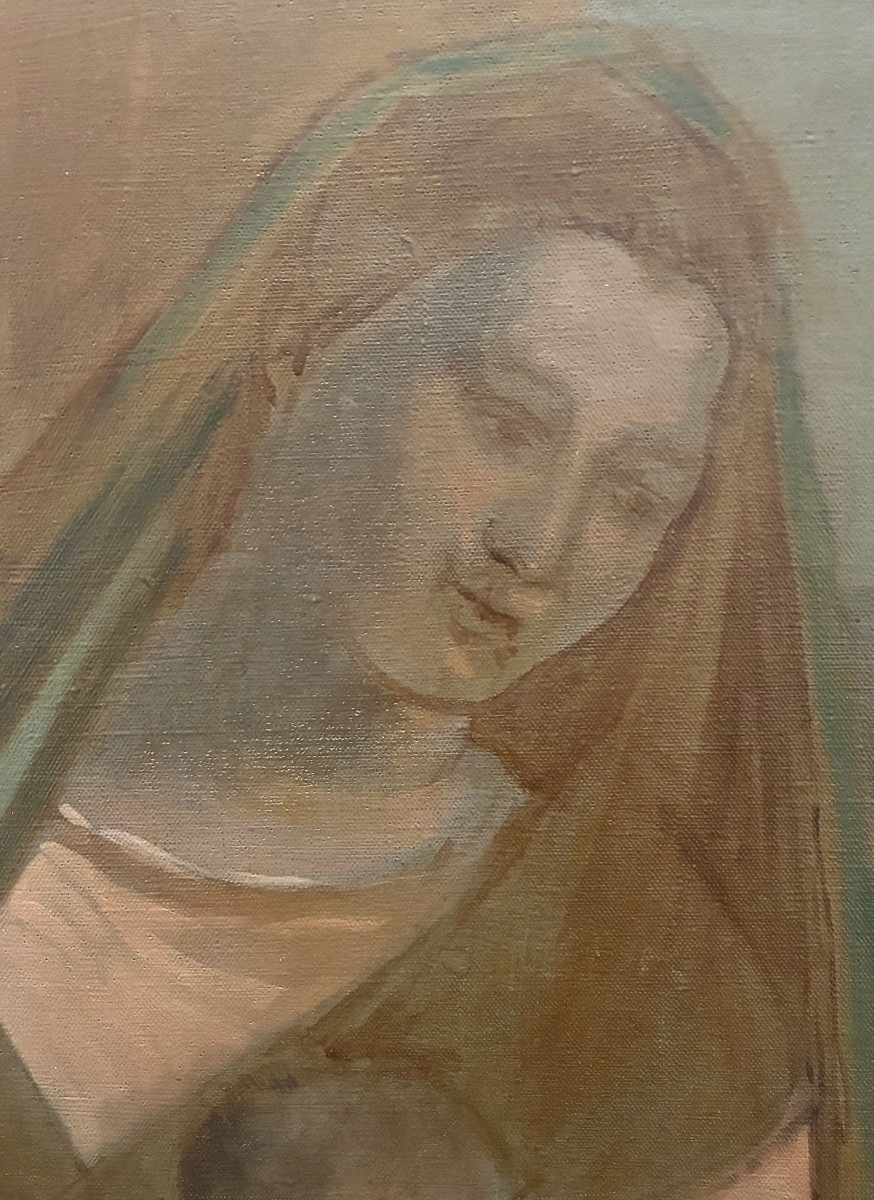 Painting Of The Madonna And The Holy Family -photo-4