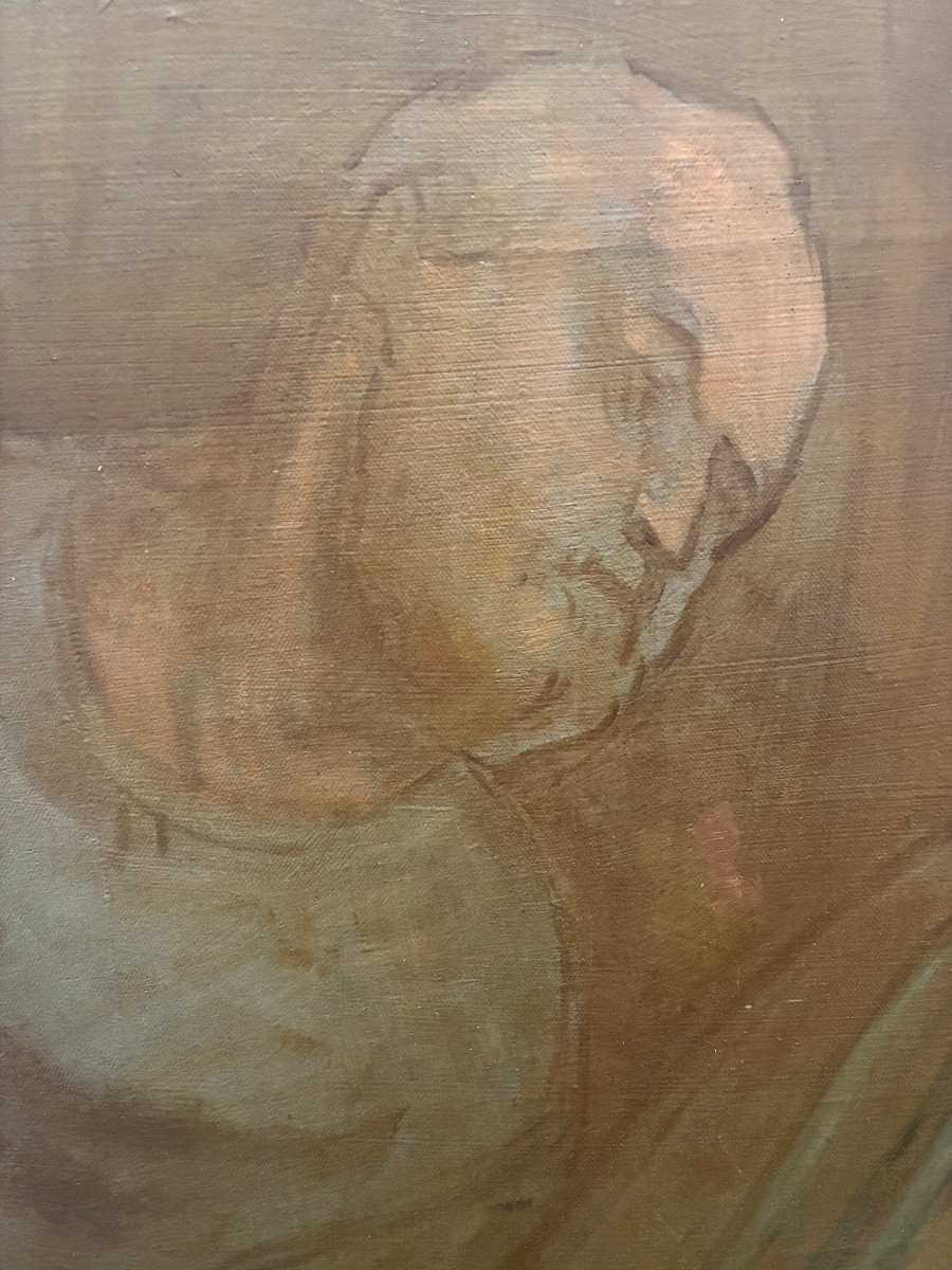 Painting Of The Madonna And The Holy Family -photo-5