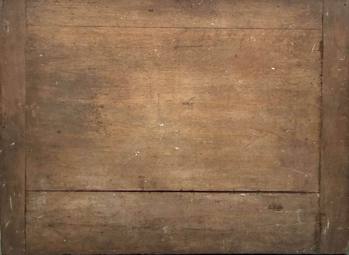 Panneau en marqueterie de pierre dure, pietra dura XIXe-photo-1