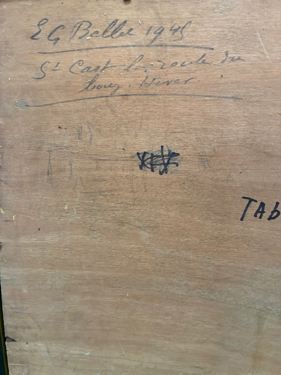 Paysage enneigé, Georges Émile Bellet, 1945-photo-5