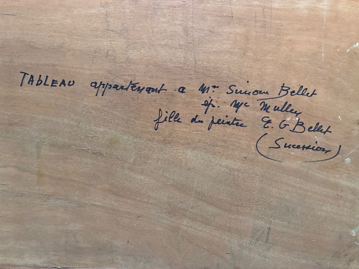 Paysage enneigé, Georges Émile Bellet, 1945-photo-6