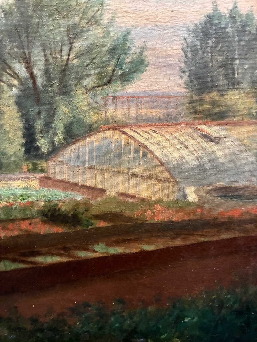 The Vegetable Garden At Château d'Aguessseau, Marette 1902-photo-1