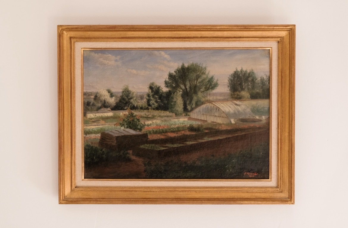 The Vegetable Garden At Château d'Aguessseau, Marette 1902