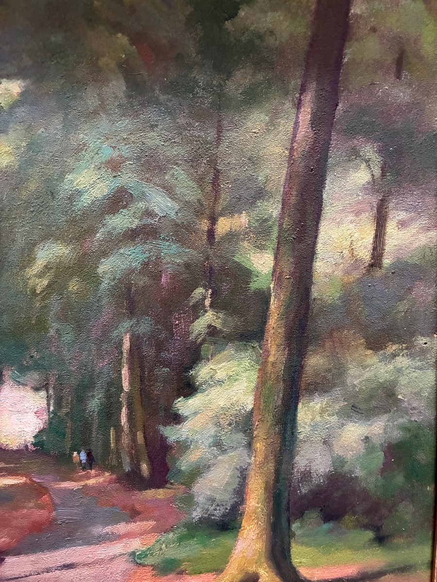 Paysage de sous bois, Georges Gonthier, XXe-photo-4