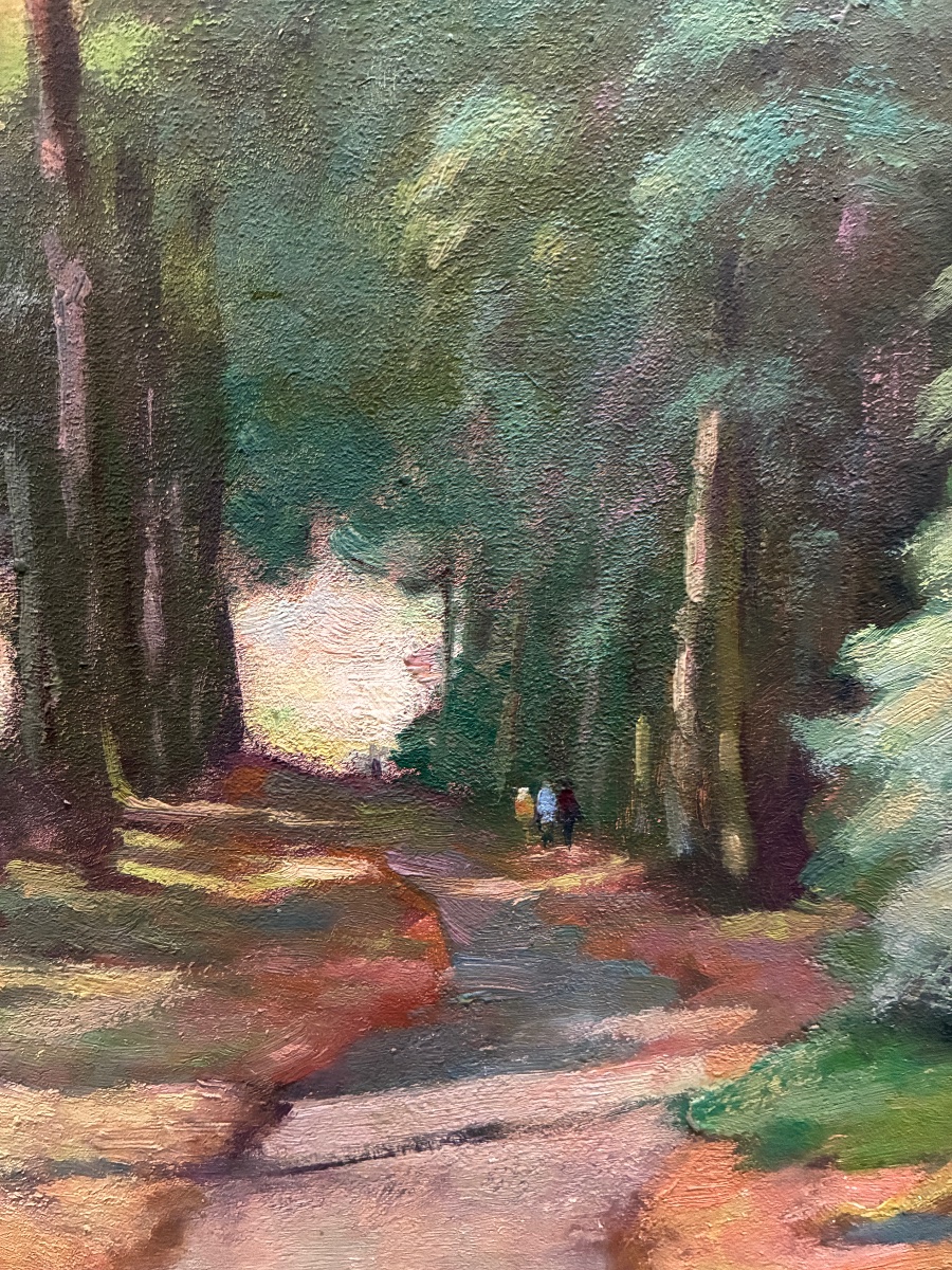 Paysage de sous bois, Georges Gonthier, XXe-photo-1