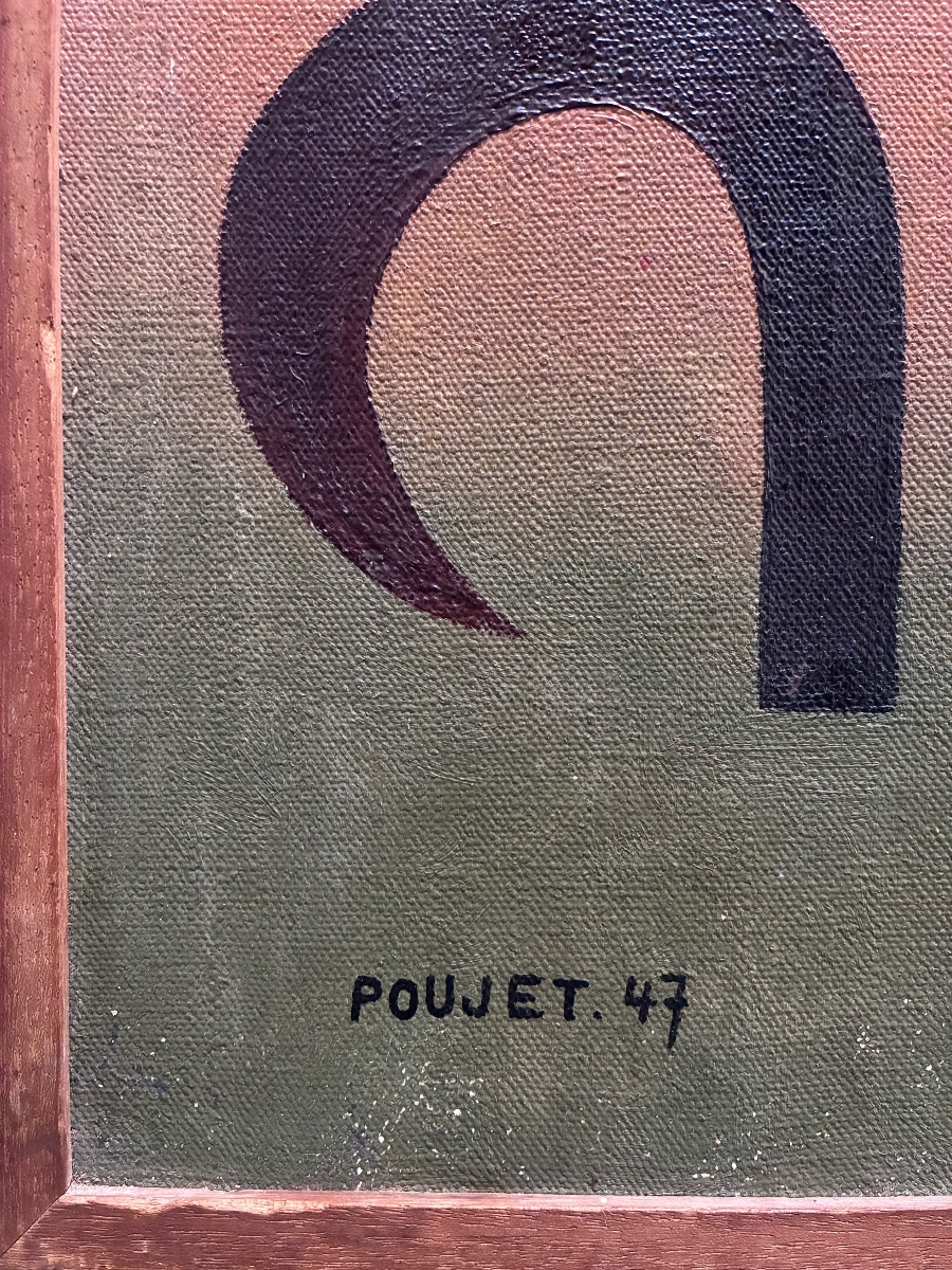 "abstraction," By André Poujet, 1947-photo-2