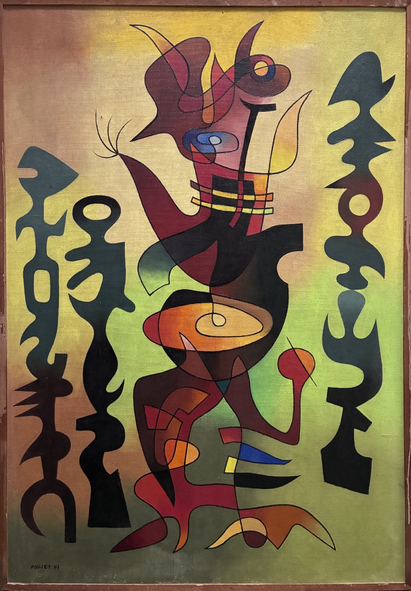 "abstraction," By André Poujet, 1947