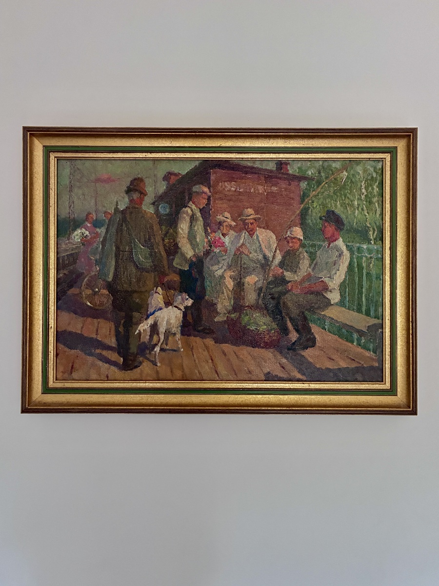 Scene From Life In Moscow, By Anatoly Konstantinovich Verigo