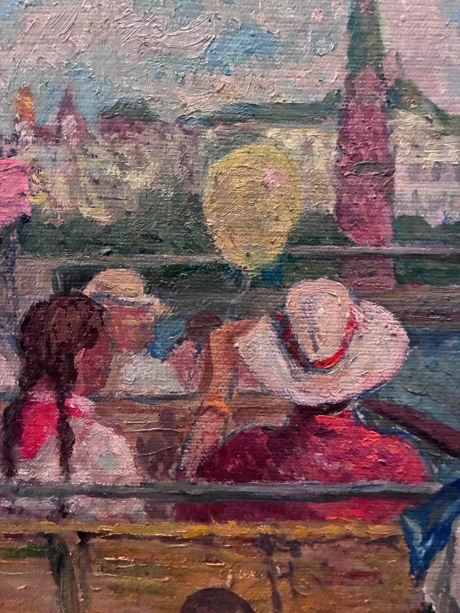 A Boat In Moscow, By Anatoly Konstantinovich Verigo-photo-3