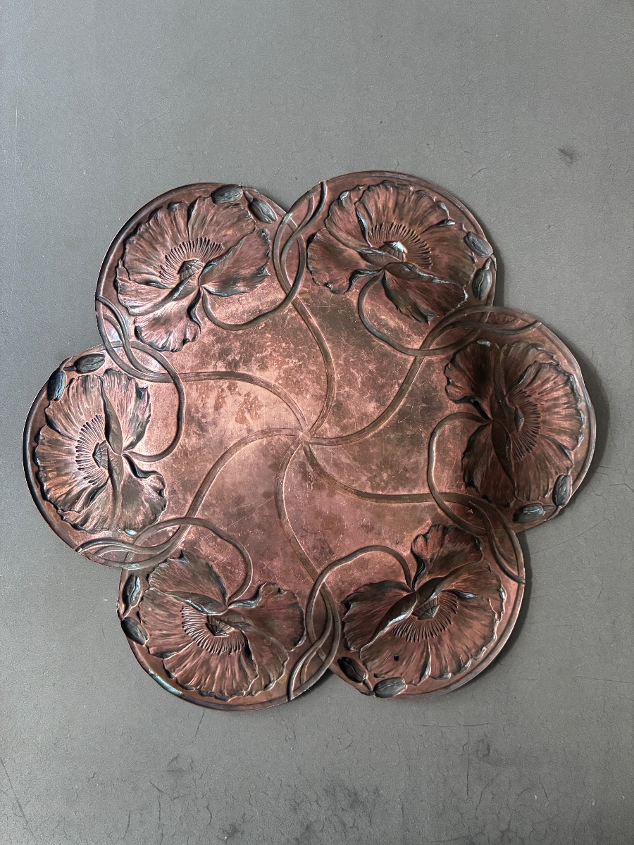 Plat Art Nouveau Auguste Dannhauer 1900-photo-2