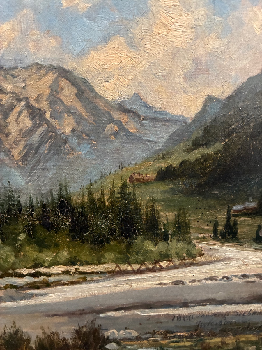 Vue de Chamonix, Jules Lorning, 1888-photo-1
