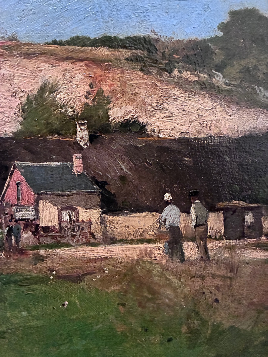 Paysage animé, Paul Lecomte, fin XIXe début XXe-photo-3