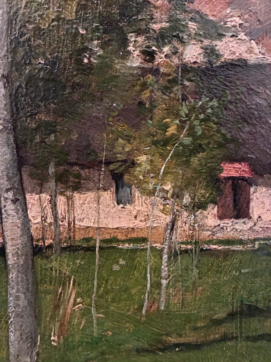 Paysage animé, Paul Lecomte, fin XIXe début XXe-photo-6