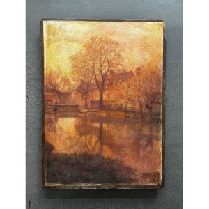 Indian Summer In Dijon, Louis Auguste Girardot, 19th Century