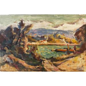 Breton Landscape, Robert Fleurent, 1945