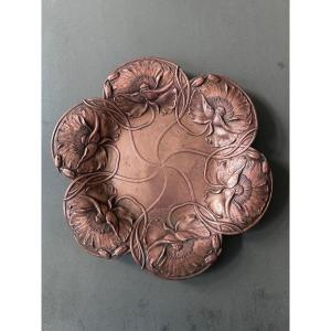Plat Art Nouveau Auguste Dannhauer 1900