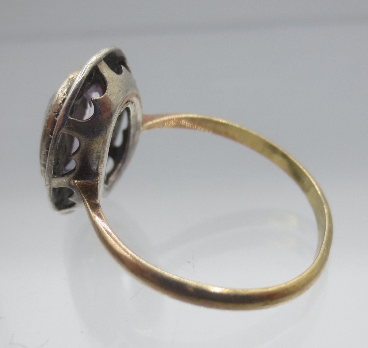 Ring Set With An Amethyst, Napoleon III.-photo-4