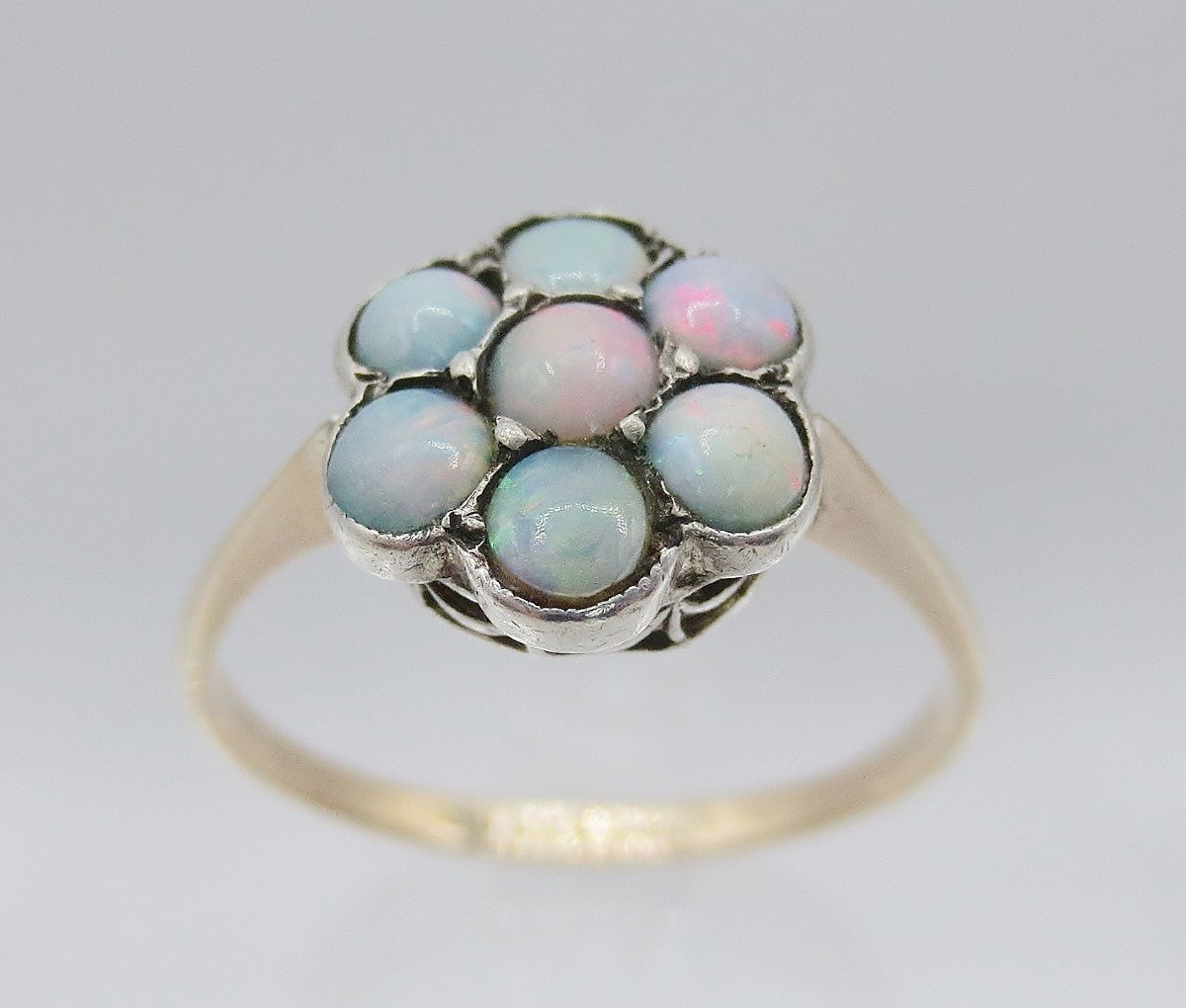 Gold And Opals Ring.-photo-2