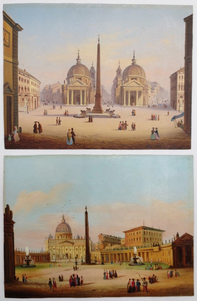 Vues De Rome, XIXe Siècle. -photo-2