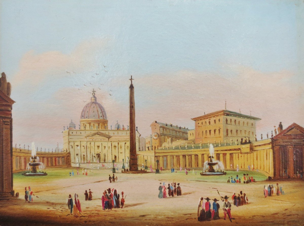 Vues De Rome, XIXe Siècle. -photo-3