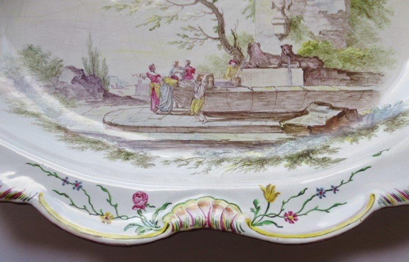 Dish In Marseille, Veuve Perrin, 18th Century.-photo-2